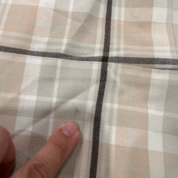 Wilfred New Classic Smock Back Plaid Mini Dress - Picture 3 of 12